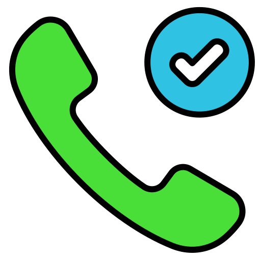Green telephone icon representing AI receptionist for bakeries, emphasizing customer call handling and order management.
